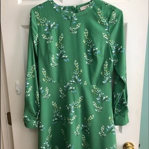 Green Floral Dress